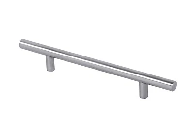 GEDOTEC Poignée de Meuble Inox Mat Ø 12 MM 176-860 Barre Cuisine Inoxydable en Étrier