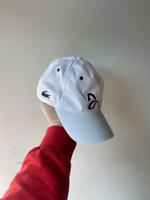 LACOSTE SPORT ジョコビッチ キャップ Lacoste sport Novak Djokovic Hat tennis baseball cap white | eBay