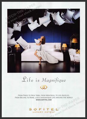 Sofitel Luxury Hotels 2010s Print Advertisement 2010 Legs Girl