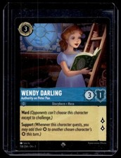 Disney Lorcana Into the Inklands Wendy Darling Authority on Peter Pan Non Foil