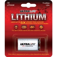 9-Volt - Ultralife Batteries 10 year Expires 2020
