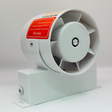 4"  InLine Duct Shower Bathroom Timer Extractor Fan 100mm