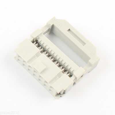 10Pcs 2.54mm Pitch 2x7 Pin 14 Pin IDC FC Female Header Cable Socket Connector