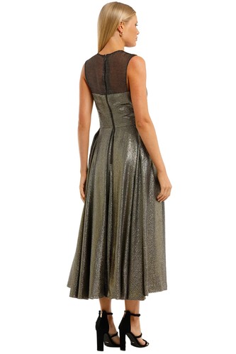 AURELIO COSTARELLA Katrine Noir Cocktail Wedding Dress Size 8 AU preloved - Picture 3 of 3