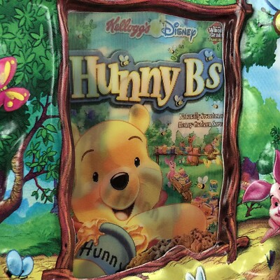 2001 Kelloggs Disney Winnie The Pooh Hunny B s Cereal Store Shelf Display Bees