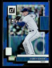 Corey Seager 2022 Donruss #203 Holo Blue Texas Rangers