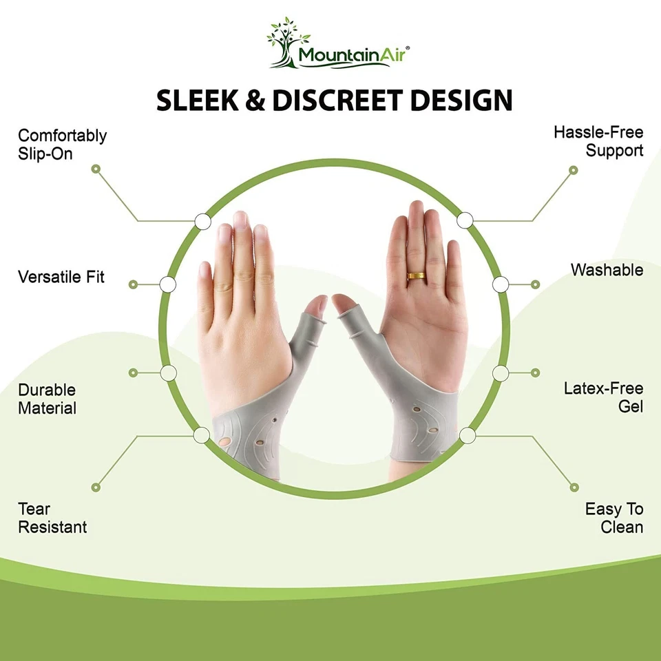 Guantes de soporte para muñequeras para túnel carpiano y artritis - férula para pulgar para Immob Foto 2 de 4