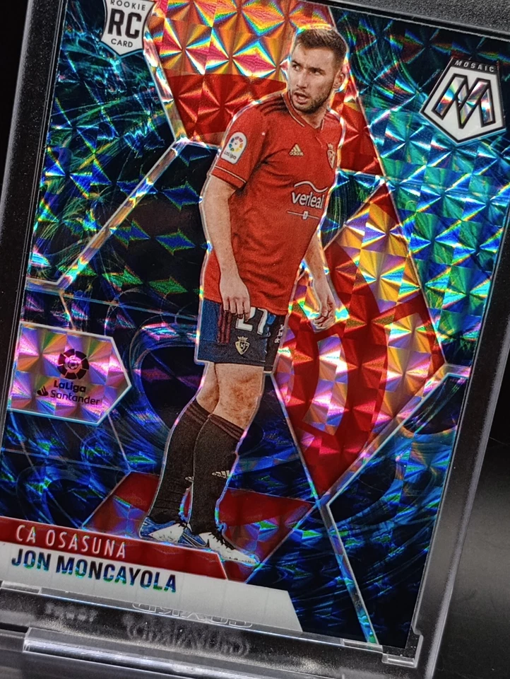 Jon Moncayola 2020-21 Mosaic Soccer Genesis Prizm SSP Refractor LaLiga FIFA UEFA - Image 2 of 3
