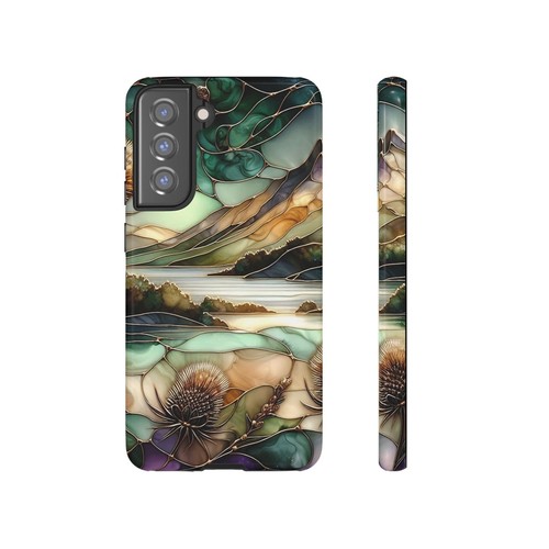 Scottish Loch & Thistle Phone Case Celtic Nature Design Gift from Scotland | X30 - 第 253/266 張圖片
