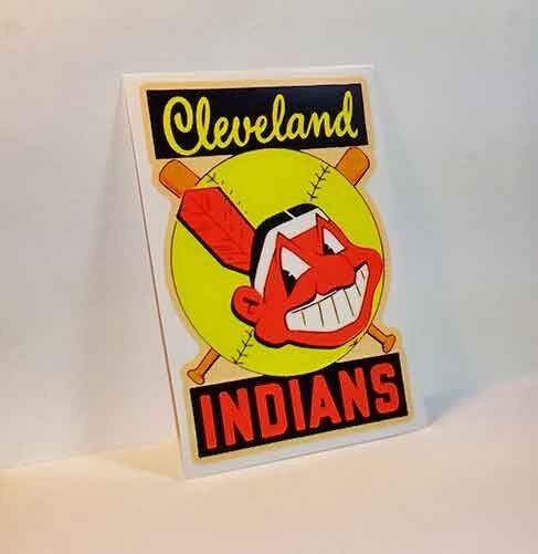 Cleveland Indians Vintage Style DECAL Vinyl STICKER