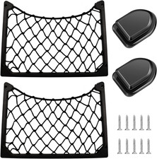 2 Stück Kofferraum Netztasche Auto Aufbewahrungsnetz 31X21Cm Gepäcknetz Wohnmobi
