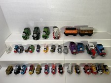 Thomas Friends Minis, Woden Mixed Lot Of 34 Engine Trains
