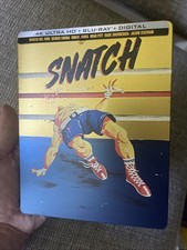 Snatch 4K UHD Blu-ray Brad Pitt Limited Edition Steelbook Rare OOP. No Dents