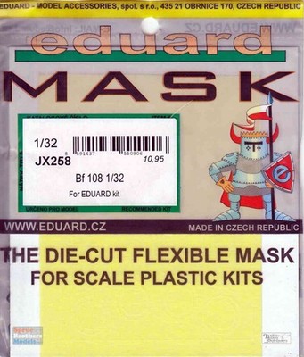 EDUJX258 1:32 Eduard Mask - Bf 108 Taifun (EDU kit)
