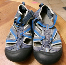 KEEN Unisex Big Kids Venice H2 Closed Toe Water Sandals US 5/EURO 37 blue/gray
