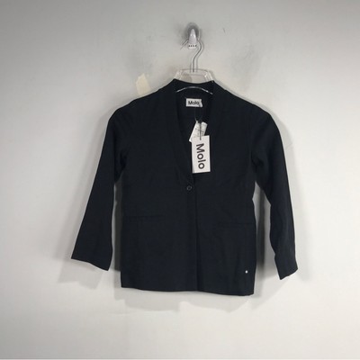 Molo Harmoney Long Sleeve Jacket, Youth Size 8 - Black