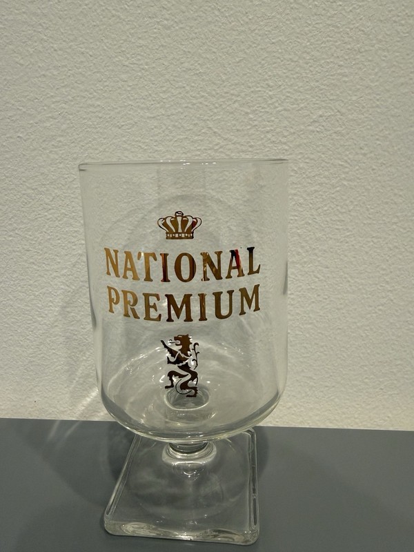 Set of 8 National Premium Logo Glassware 12 oz - Baltimore- 1960s Vintage
