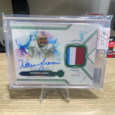 2024 Topps Motif Football Warren Moon Houston Oilers Auto Relic 0210 Mrr-wm