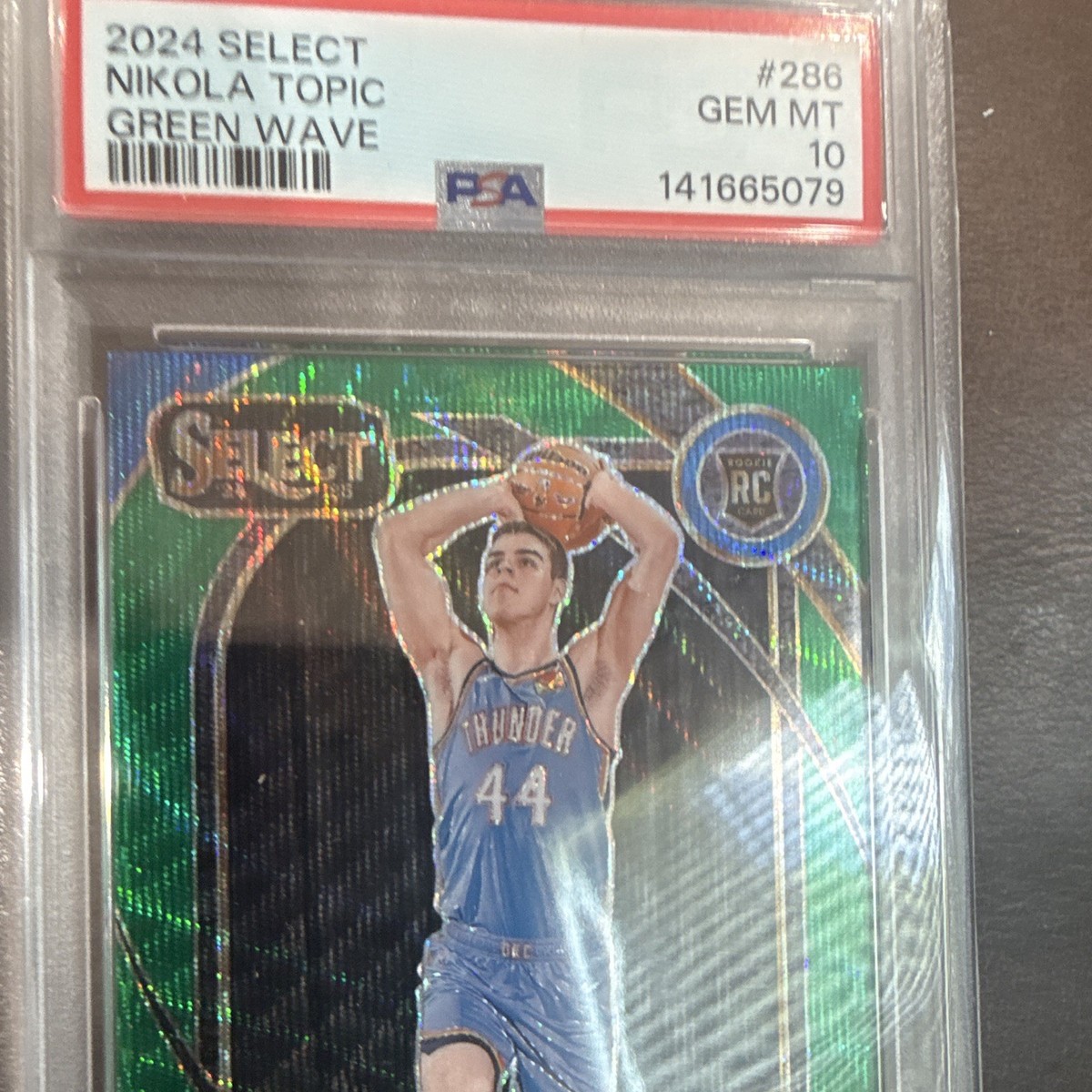 2024-25 Panini Select - Courtside Nikola Topic #286 Green Wave