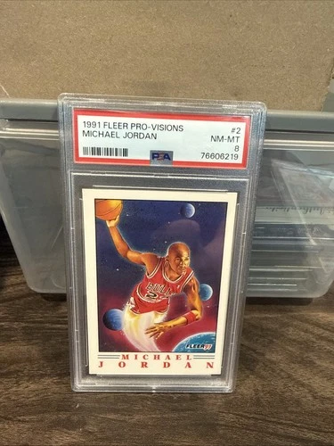 1991 Fleer Pro-Visions Michael Jordan #2 PSA 8