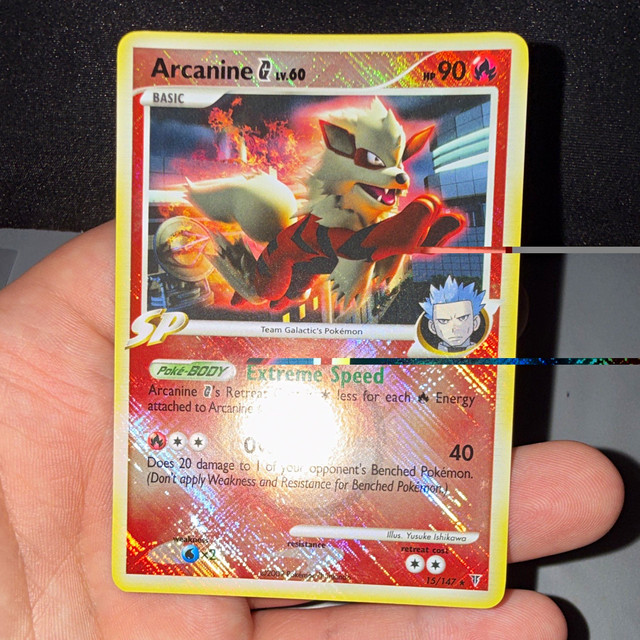Arcanine G [Holo] #15 (Supreme Victors (2009))