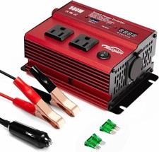 500W Power Inverter, Car/Light Truck 12V DC to 110V AC Converter USB and 3.0A