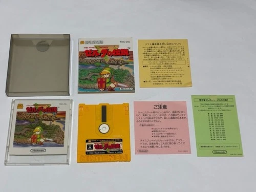 The Legend of Zelda Boxed With Manual Nintendo Famicom Disk FCD A Japan import