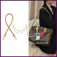 Genuine Vachetta Leather Bag Strap LV Speedy 20 25 30 Shoulder Replacement