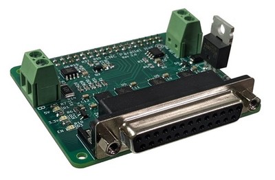 Byte2Bot Raspberry Pi Parallel Hat for LinuxCNC