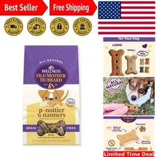 Natural Peanut Butter  Banana Treats for Dogs - Crunchy and Grain-Free, 16oz