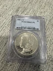 1882 CC Carson City Morgan Silver Dollar $1 PCGS MS 62 + PL Old Holder