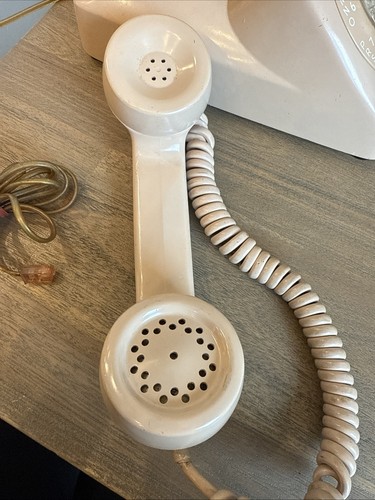 Dusty Rose Beige Automatico Elettrico Rotante Telefono Vintage, AS-IS - Foto 17 di 24