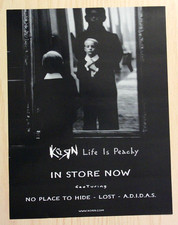 Korn Life Is Peachy Original 1994 Promo Flyer Poster Handbill 8.5x11 Vintage