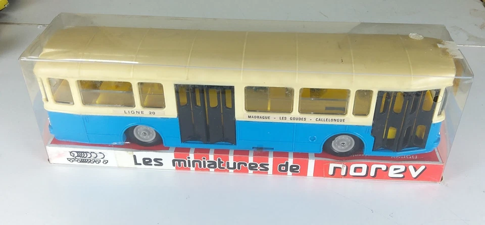 Norev ancien - Autobus Saviem ligne 20 "La Madrague" - N°98 - Neuf en boîte - Photo 4/4