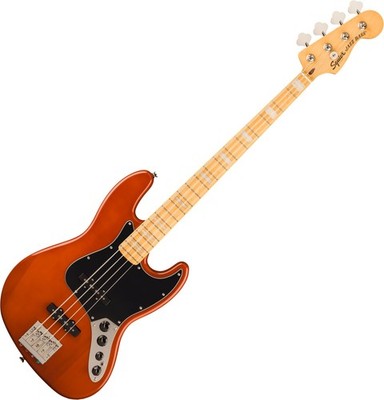 Squier Classic Vibe Active '70s Jazz Bass Mocha E-Bass 4-String Aktiv Pappel