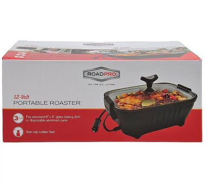 #ad RoadPro 12V Roaster Personal Sized Roaster for Camping or Tailgating RPSC200 NEW $20.00
