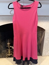 Talbots Color Block Dress Fit And Flare Size Small