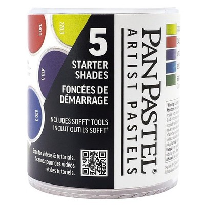 PanPastel Artist Pastels by GOLDEN, Starter Shades Set, 5 Color Toy