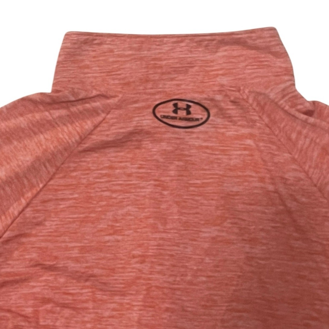 Under Armour Women's  ½ Zip Long-Sleeve Pullover Women's Medium Peach/Plasma thumbnail 7