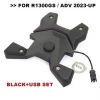 Motorrad GepäCkträGer Hinten FüR BMW R1300GS R1300 GS R 1300 ADV Schwarz USB Set