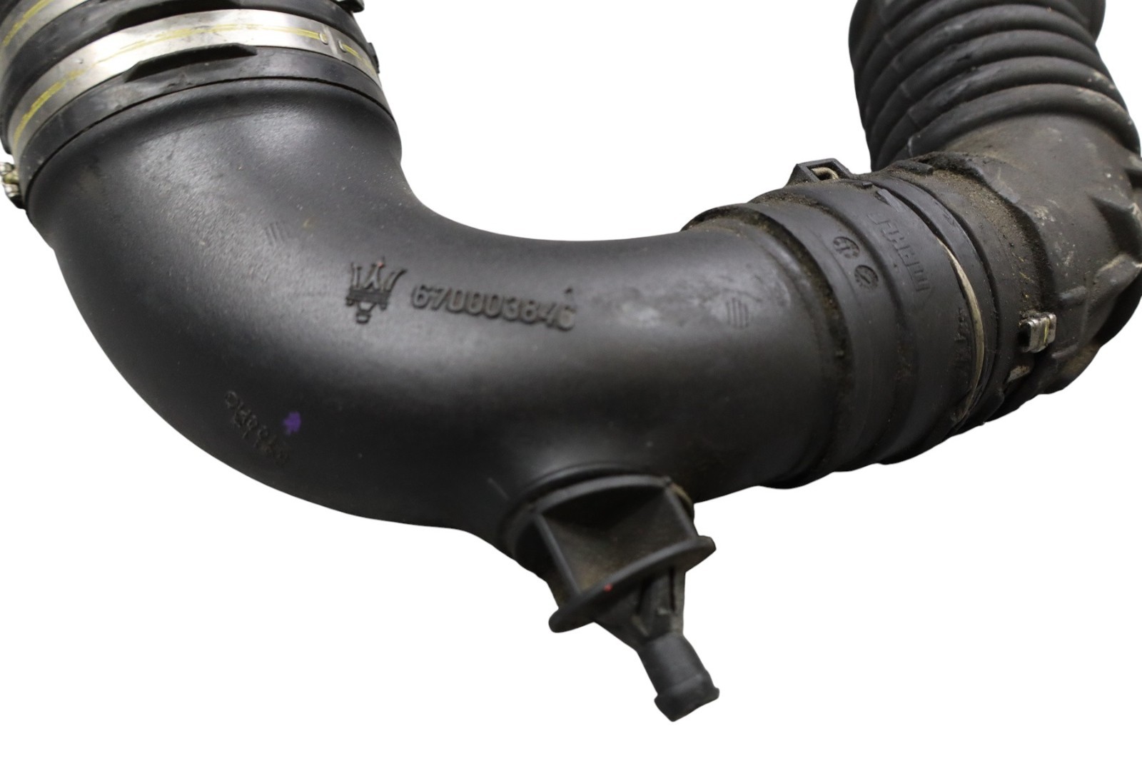 14-22 Maserati Quattroporte M156 Engine Left Air Intake Duct Pipe Hose Oem