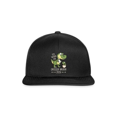 Großer Bruder 2026 Ei Baby Dino Dinosaurier Snapback Cap