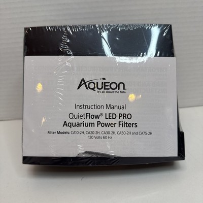 Aqueon QuietFlow 10 LED PRO Aquarium Fish Tank Power Filter Up to 20 Gallon