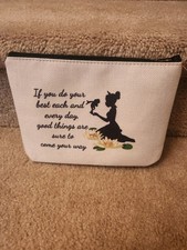 Makeup bag small-If you do your best each and everyday, good things