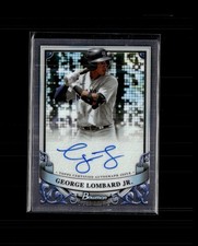 2024 Bowman Sterling #PA-GL George Lombard Jr. On-Card Auto Prospect Rookie (2). rookie card picture