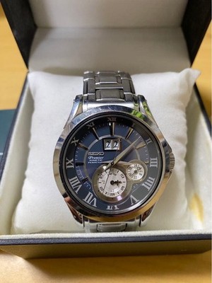 SEIKO Premier Kinetic Perpetual SNP025P1 Automatic Watch Men's Watch