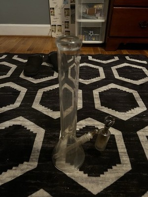 Mav Glass Bongs 18 Inch Tall Premium Quality Heavy Glass