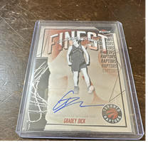 Topps 2025-26 Finest Gradey Dick #FAU-GD Autographs Toronto Raptors NBA