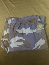 Ralph Lauren Polo Men's Size Large Blue Camo Cotton Jogger Sleepwear Pants