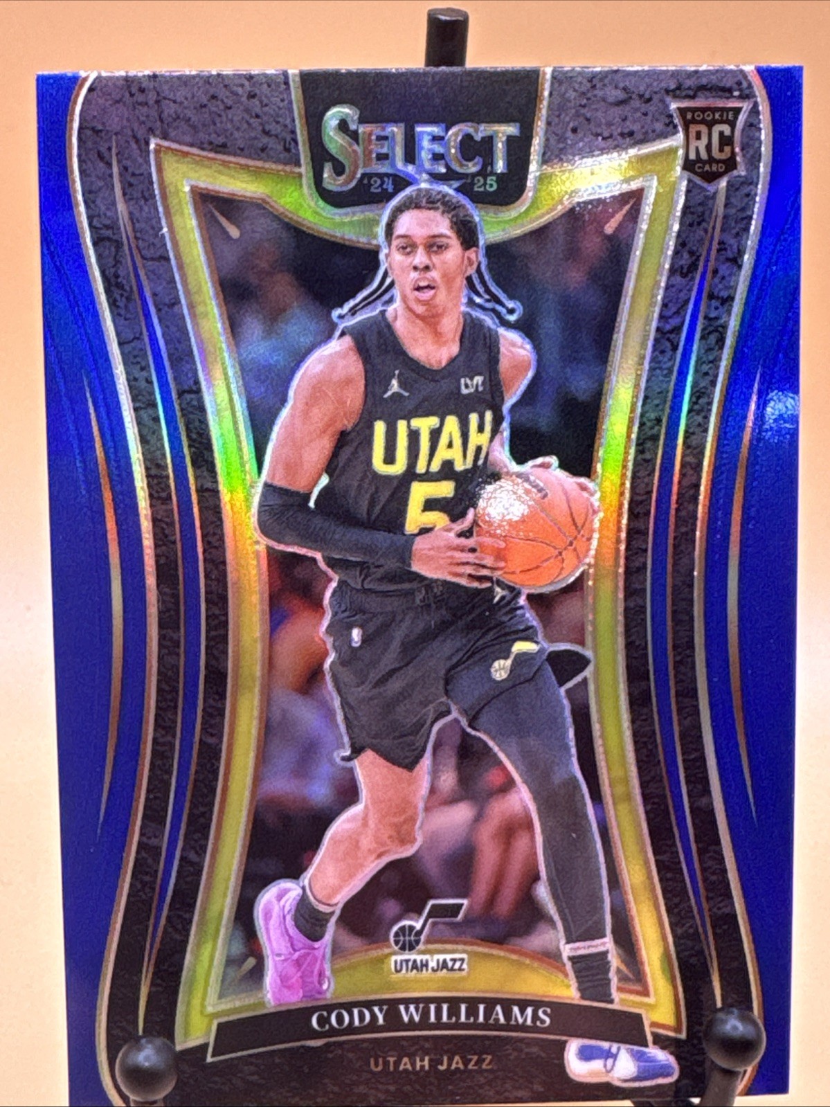 2024-25 Panin Select Mezzanine Blue Prizm Cody Williams #394 Rookie RC Utah Jazz